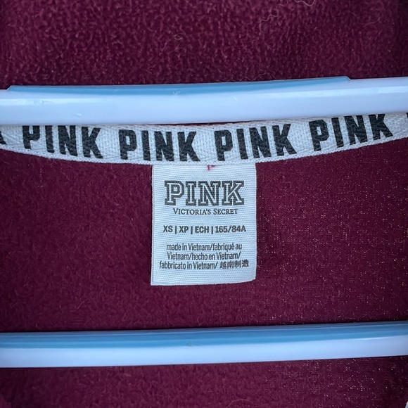 Victoria’s Secret PINK Burgundy Sweater (Size: xSmall) - Picture 3 of 4